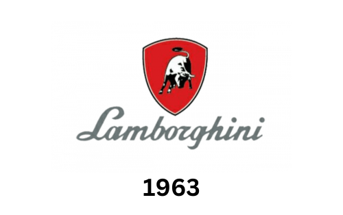 in 1963 lamborghini logo