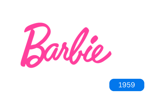 Barbie Logo 1959-1975