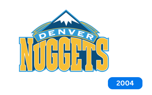 Denver Nuggets Logo 2004-2008