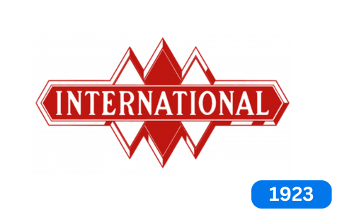 International Harvester truck company Logo 1923