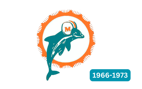 Miami Dolphins Logo 1966-1973