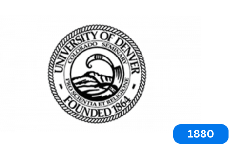 University of Denver Logo 1880