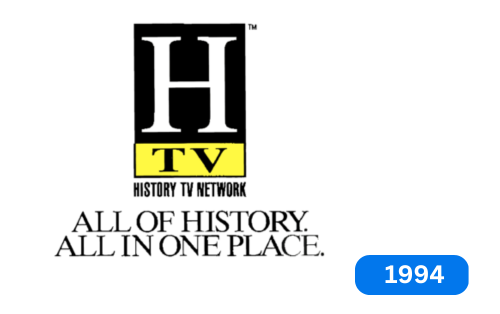 in 1994 History Channel Logo