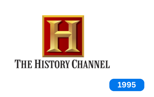 in 1995 History Channel Logo