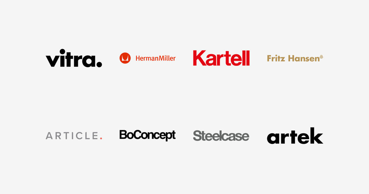 13 Furniture Brand Logos in SVG and Transparent PNG