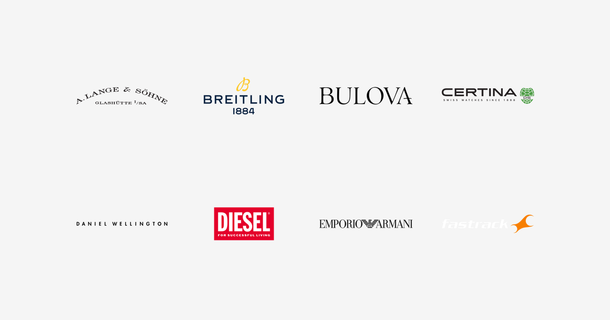 50 Watch Brand Logos in SVG and Transparent PNG