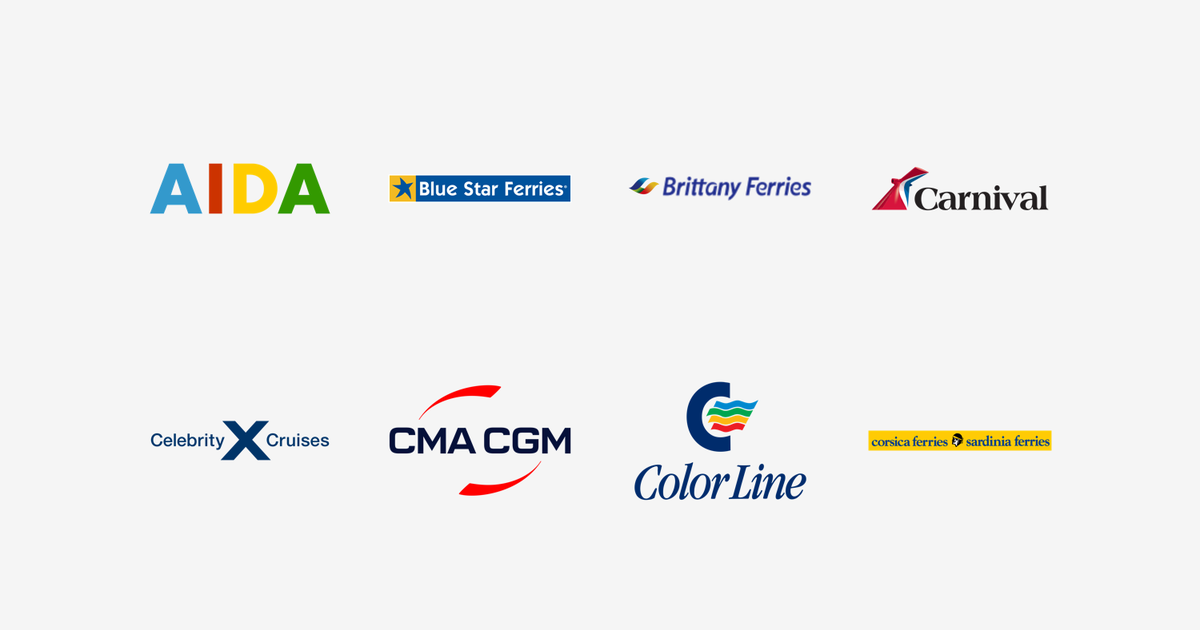 47 Shipping Brand Logos in SVG and Transparent PNG