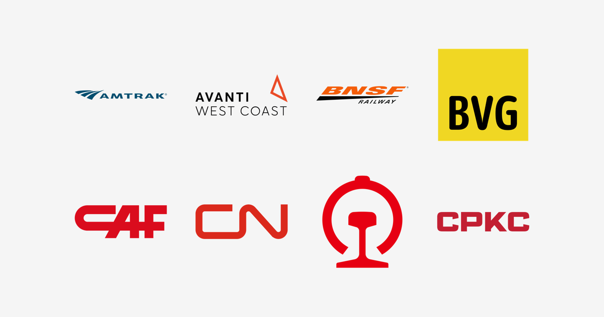 44 Railway Brand Logos in SVG and Transparent PNG