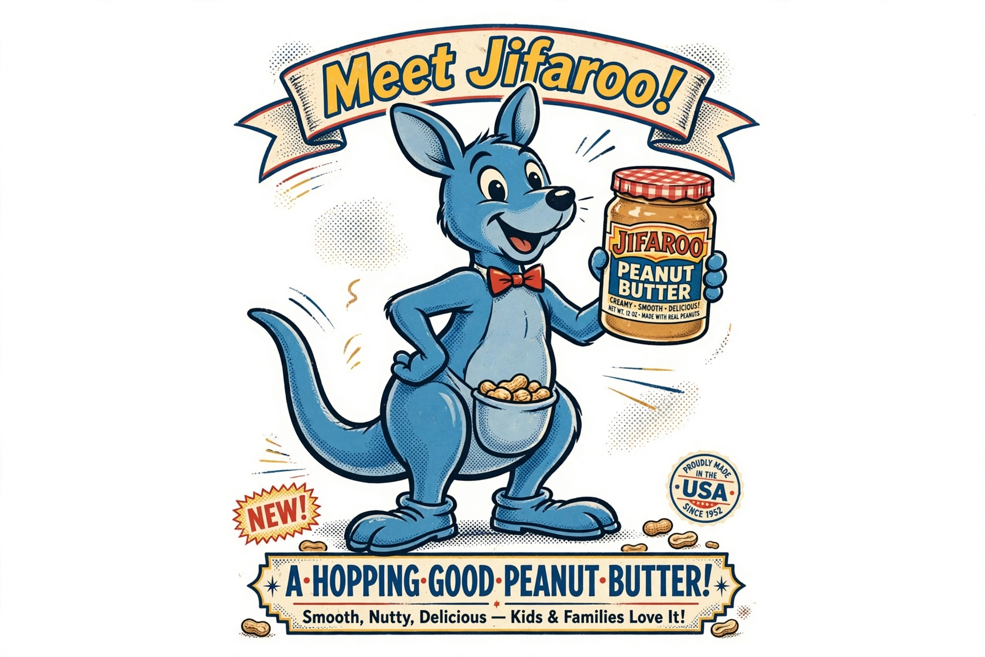 Jif Jifaroo kangaroo mascot