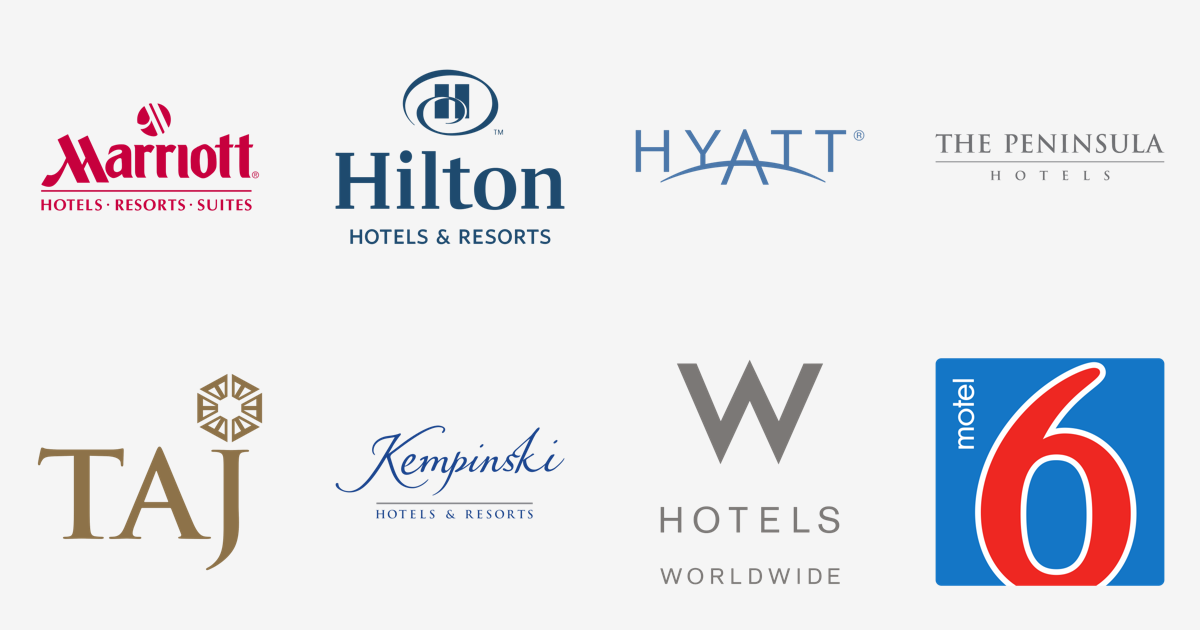 24 Hotel Brand Logos in SVG and Transparent PNG