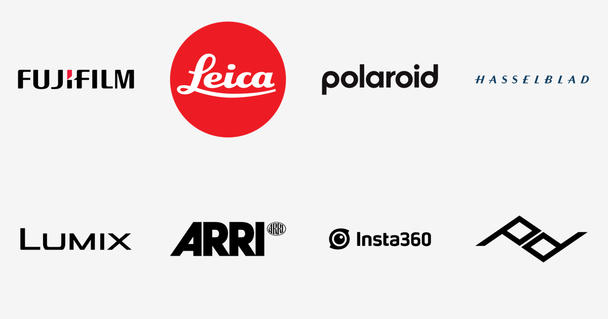11 Camera Brand Logos in SVG and Transparent PNG